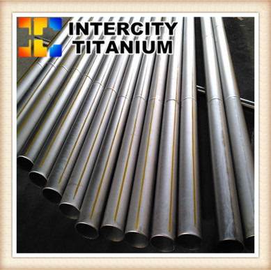 Titanium welded pipe